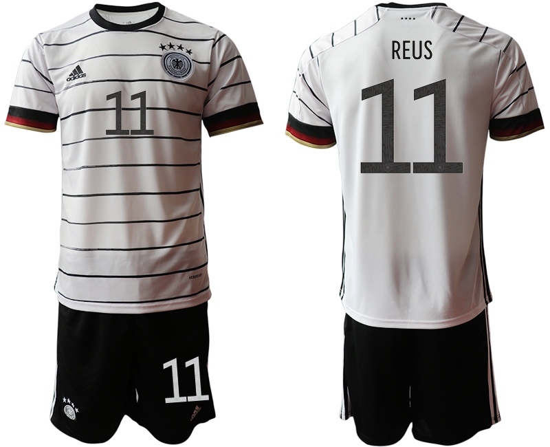 Men 2021 European Cup Germany home white #11 Soccer Jersey
